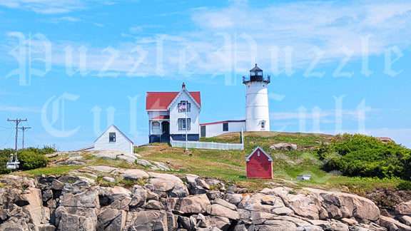 Nubble Light - Small Wood Puzzle - Microscene Series