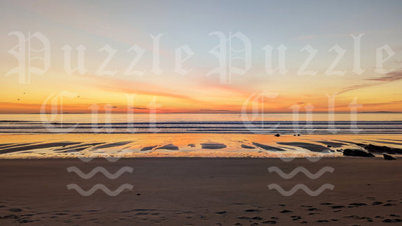 Ocean Sunrise - Large Wood Puzzle - Traditional Series