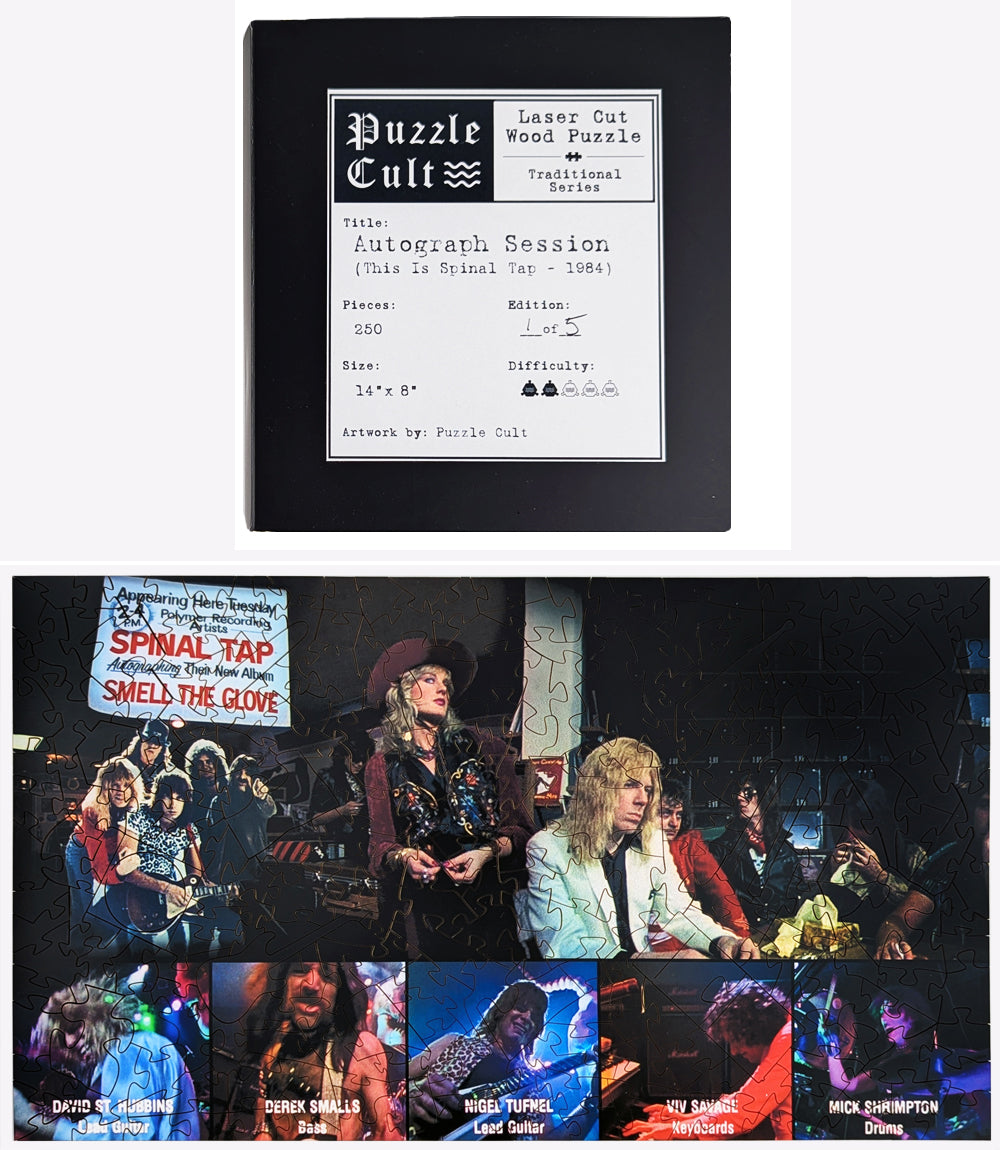 Autograph Session - This is Spinal Tap Wood Puzzle - Traditional Series