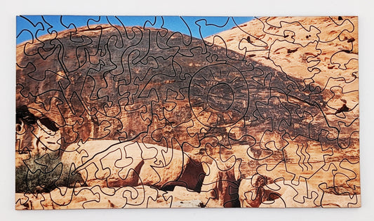 Valley of Fire - Wood Jigsaw Puzzle - Miscroscene Series