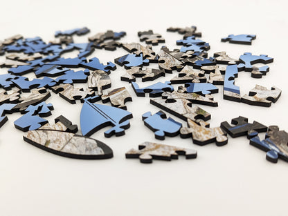 Rock Stack - Wood Jigsaw Puzzle - Miscroscene Series