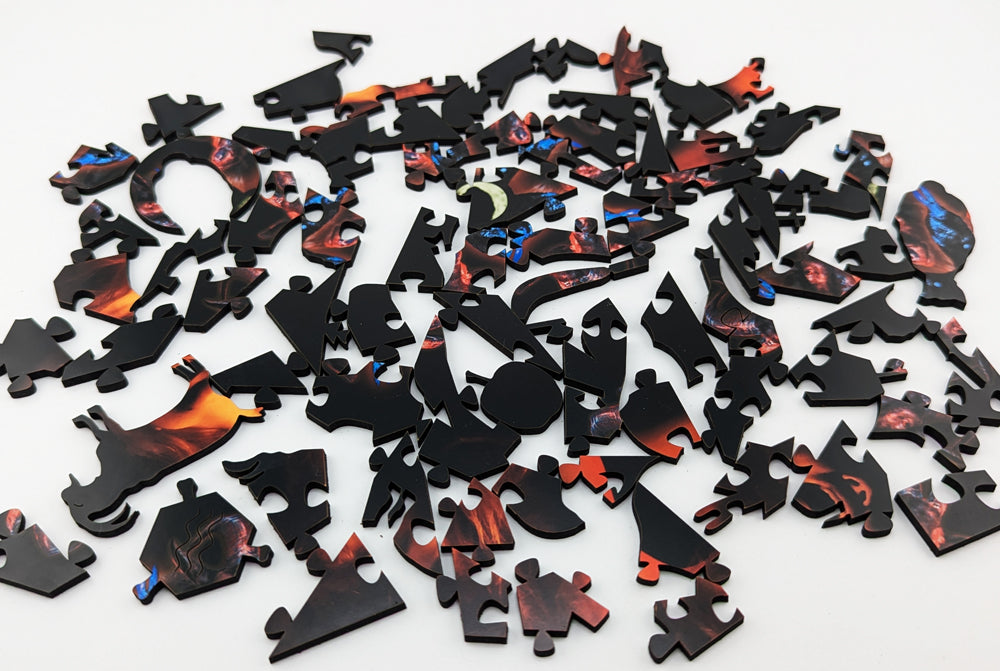 The Witch - Sigil - Wood Jigsaw Puzzle Miscroscene Series