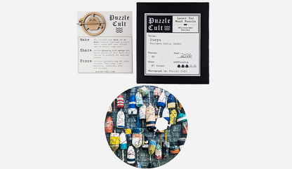 Buoys - Round Wood Puzzle - Microscene Series
