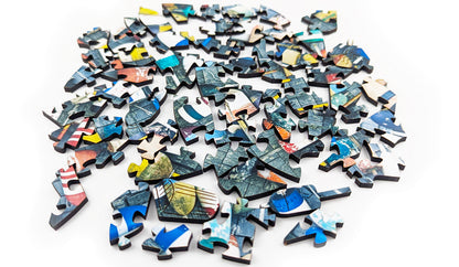Buoys - Round Wood Puzzle - Microscene Series