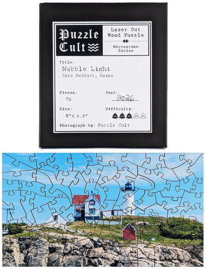 Nubble Light - Small Wood Puzzle - Microscene Series