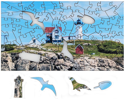 Nubble Light - Small Wood Puzzle - Microscene Series