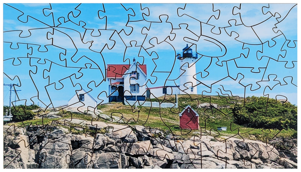 Nubble Light - Small Wood Puzzle - Microscene Series