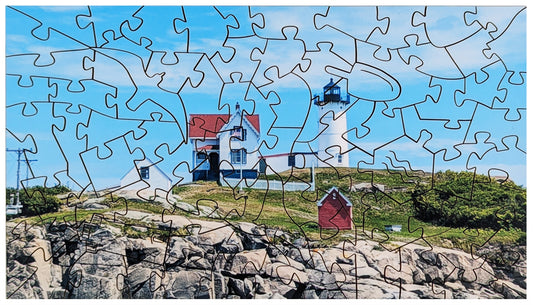 Nubble Light - Small Wood Puzzle - Microscene Series
