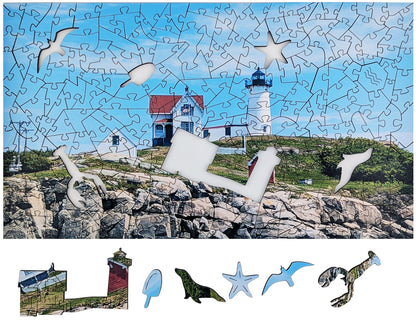 Nubble Light - Large Wood Puzzle - Traditional Series