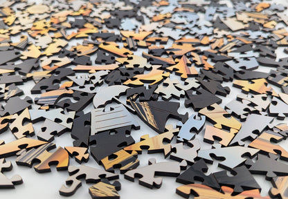 Ocean Sunrise - Large Wood Puzzle - Traditional Series