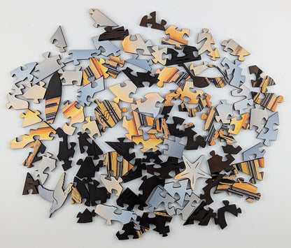 Ocean Sunrise - Small Wood Puzzle - Microscene Series
