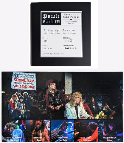 Autograph Session - This is Spinal Tap Wood Puzzle - Traditional Series