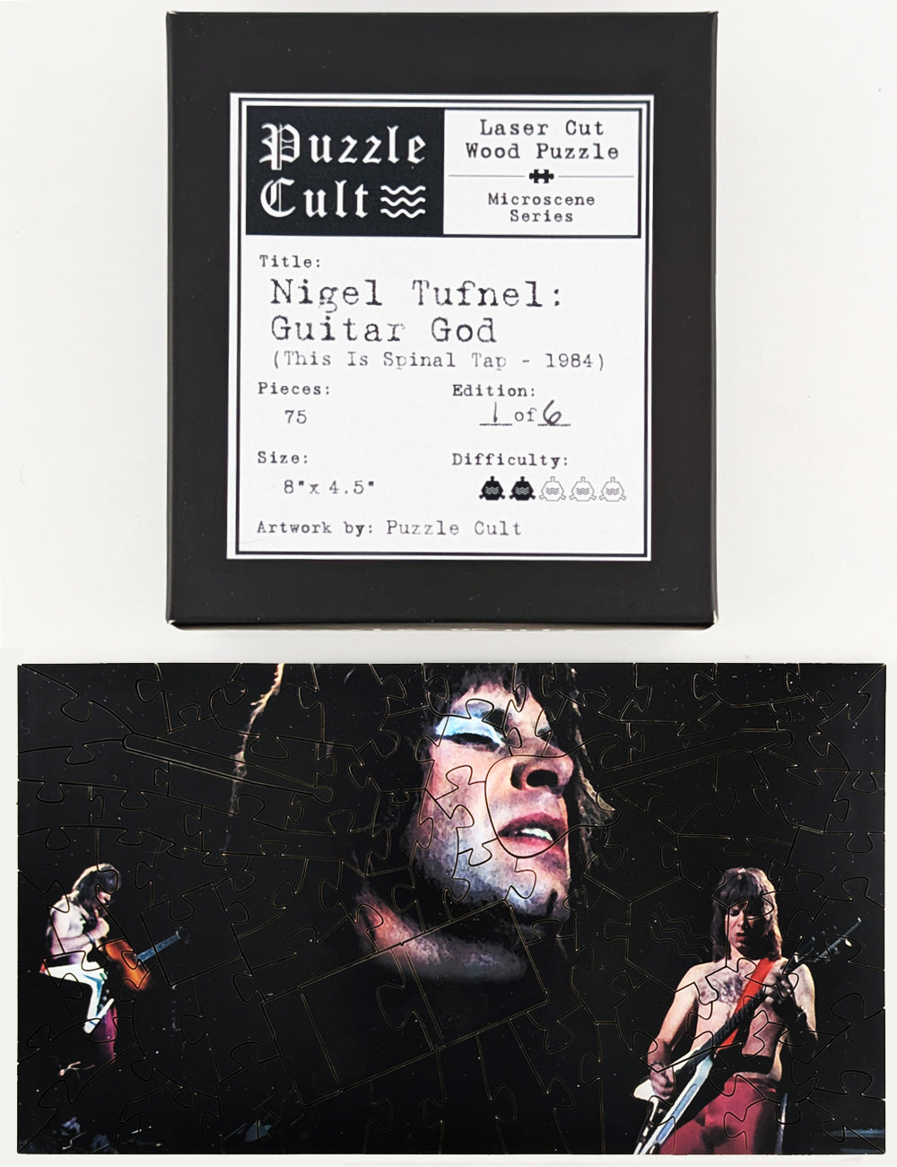 Nigel Tufnel: Guitar God - This is Spinal Tap Wood Puzzle - Miscroscene Series