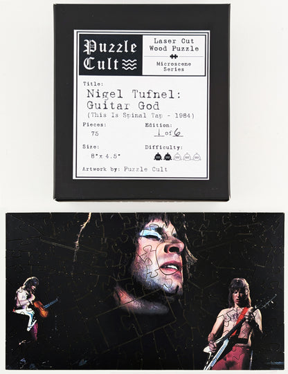 Nigel Tufnel: Guitar God - This is Spinal Tap Wood Puzzle - Miscroscene Series