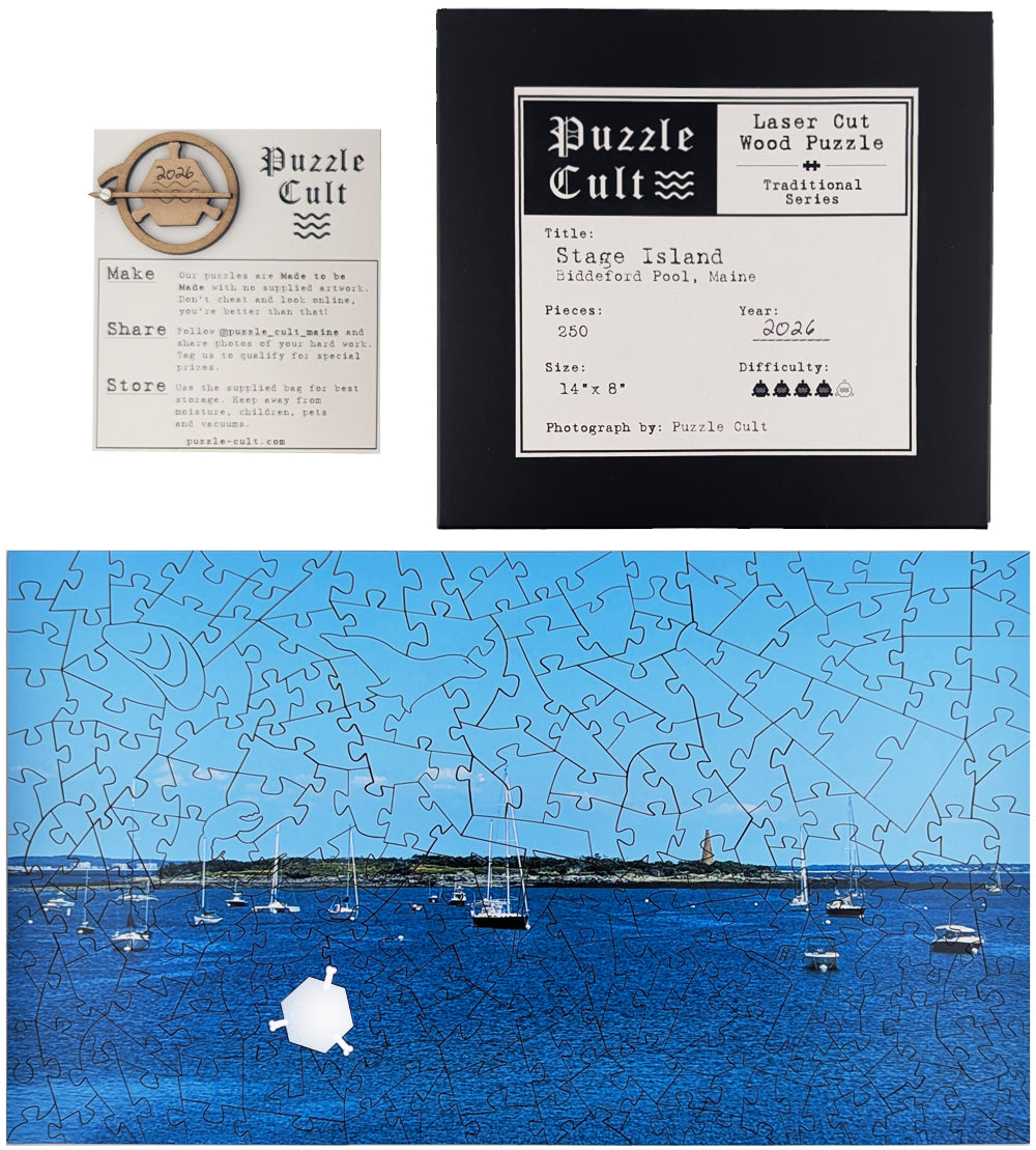 Stage Island - Large Wood Puzzle - Traditional Series