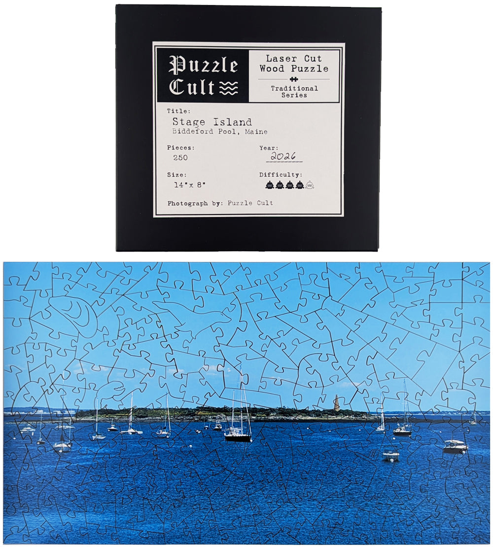 Stage Island - Large Wood Puzzle - Traditional Series