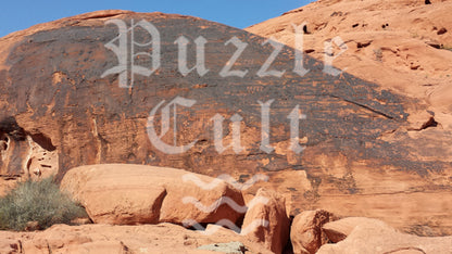 Valley of Fire - Wood Jigsaw Puzzle - Miscroscene Series