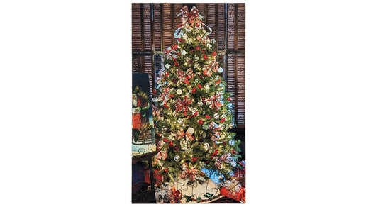 Christmas Tree - Victoria Mansion - Wood Jigsaw Puzzle - Miscroscene Series