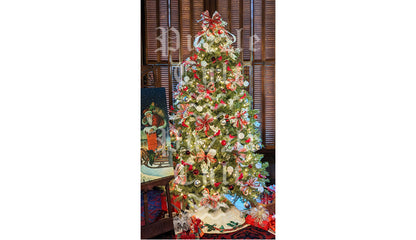 Christmas Tree - Victoria Mansion - Wood Jigsaw Puzzle - Traditional Series