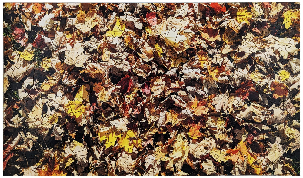 Fall Leaves - Large Wood Jigsaw Puzzle - Traditional Series