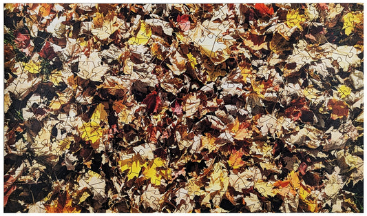 Fall Leaves - Large Wood Jigsaw Puzzle - Traditional Series