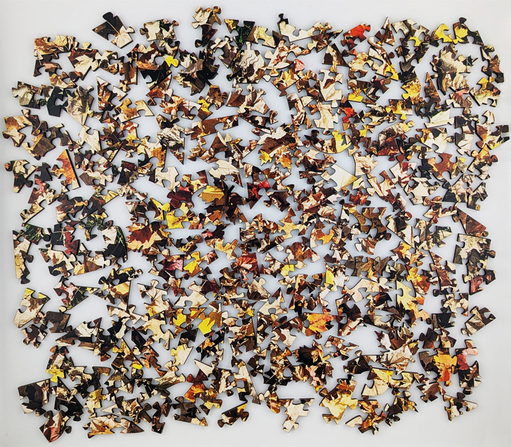 Fall Leaves - Large Wood Jigsaw Puzzle - Traditional Series