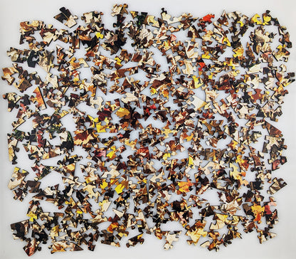 Fall Leaves - Large Wood Jigsaw Puzzle - Traditional Series