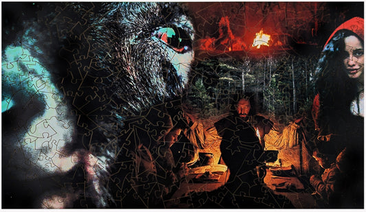 Family Gathering - The Witch - Wood Jigsaw Puzzle Traditional Series