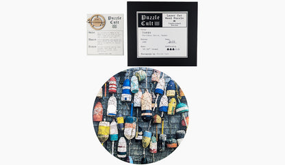 Buoys - Large Round Wood Puzzle - Traditional Series