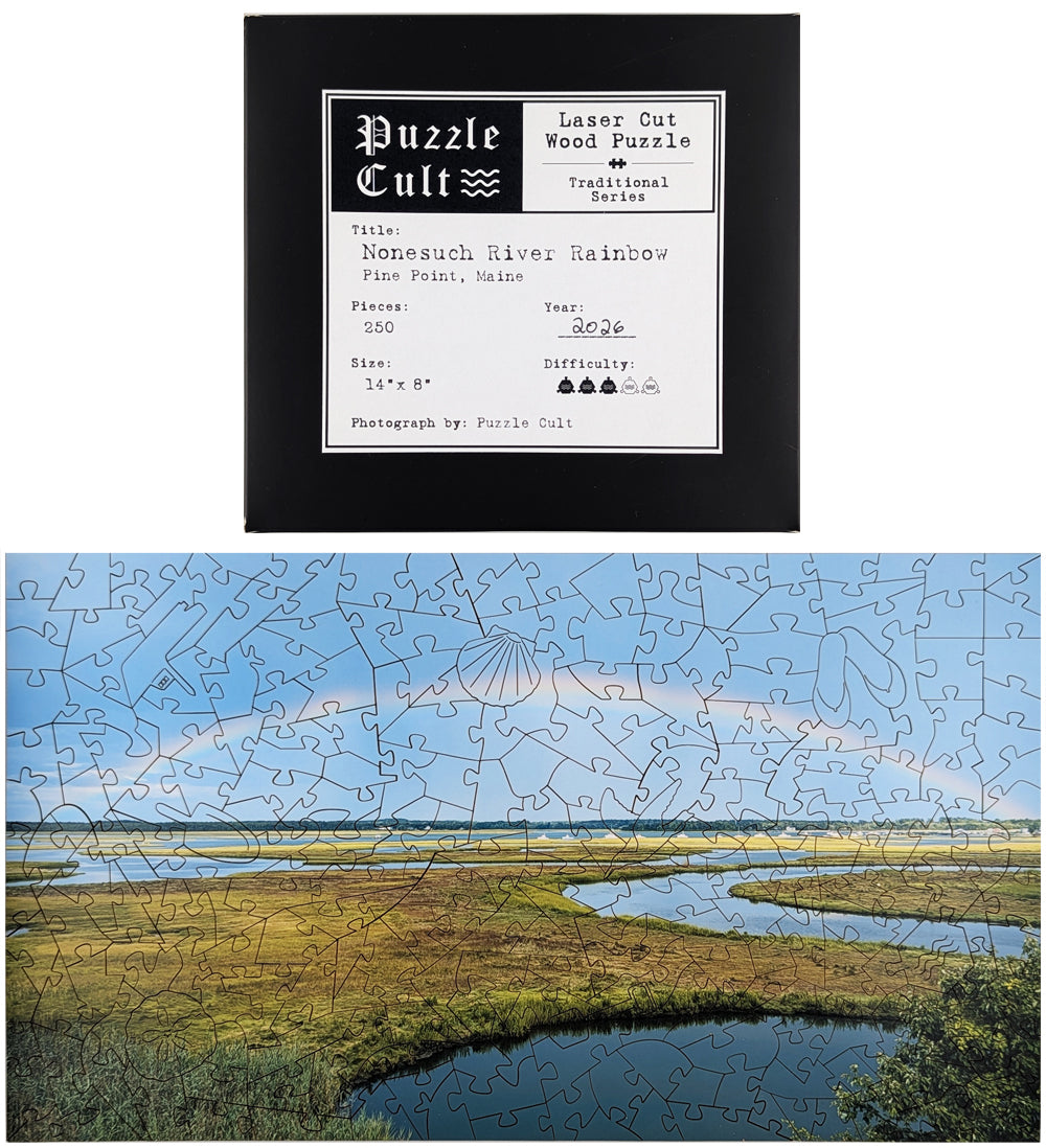 Nonesuch River Rainbow - Large Wood Puzzle - Traditional Series