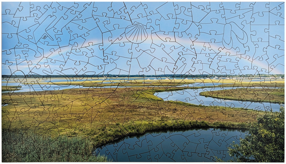 Nonesuch River Rainbow - Large Wood Puzzle - Traditional Series