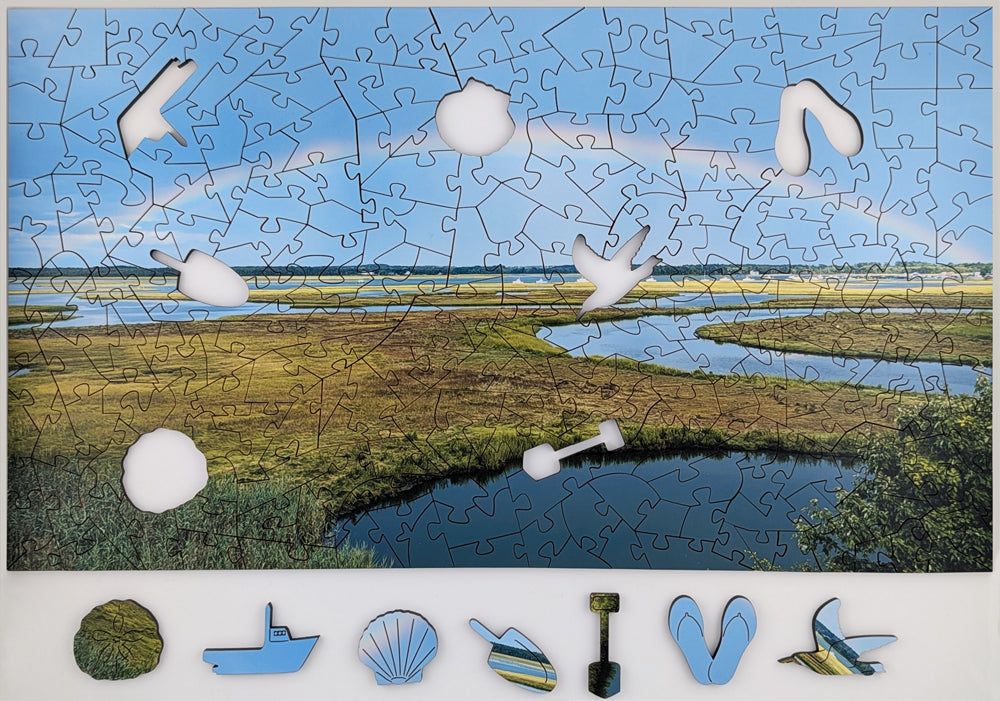 Nonesuch River Rainbow - Large Wood Puzzle - Traditional Series