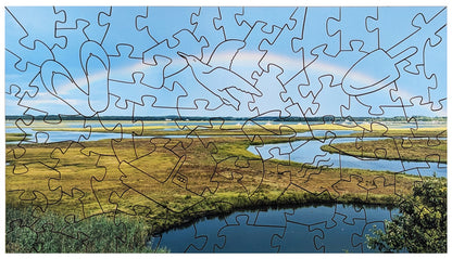 Nonesuch River Rainbow - Small Wood Puzzle - Microscene Series