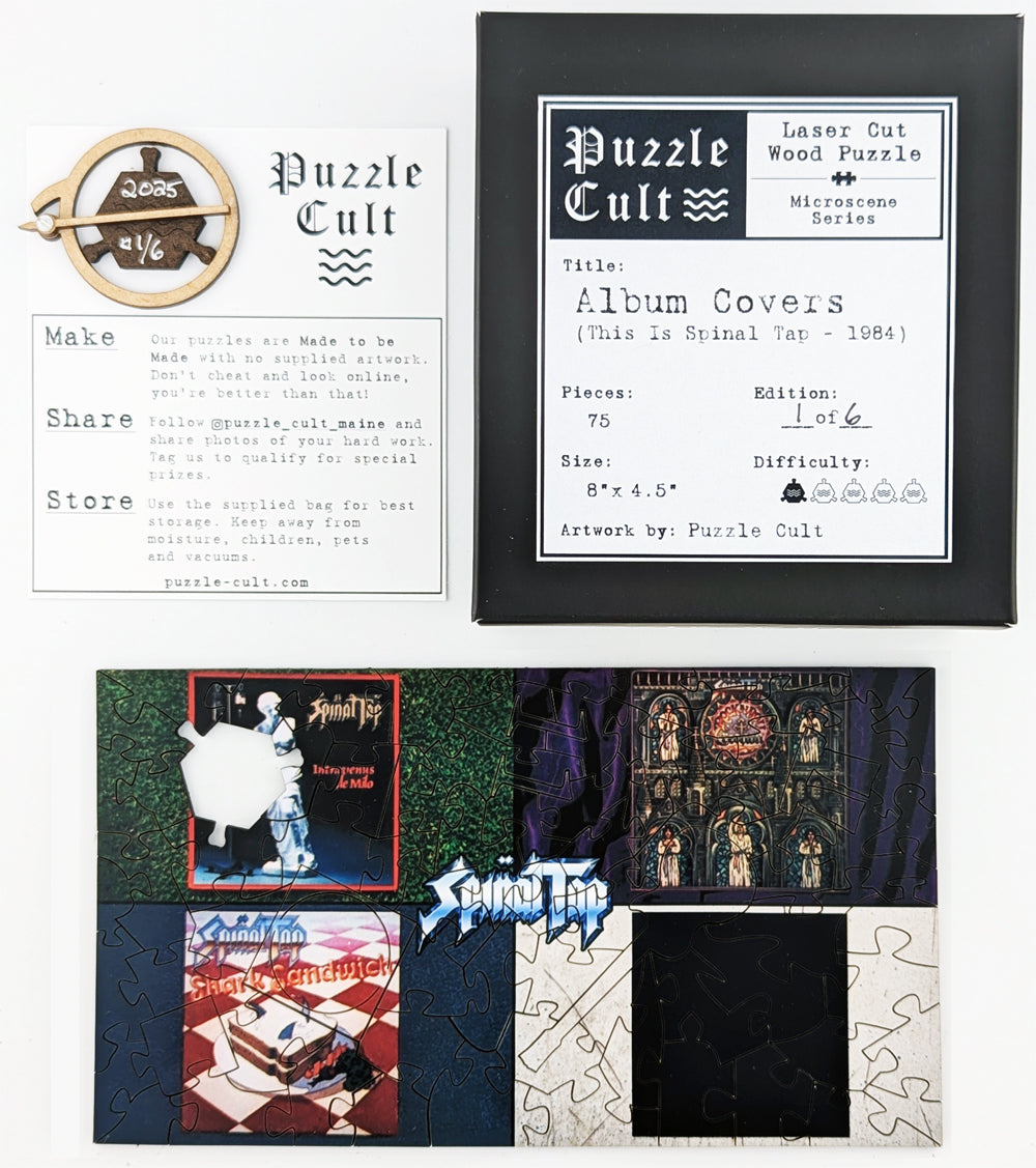Album Covers - This is Spinal Tap Wood Puzzle - Miscroscene Series