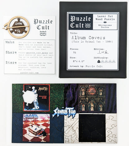 Album Covers - This is Spinal Tap Wood Puzzle - Miscroscene Series