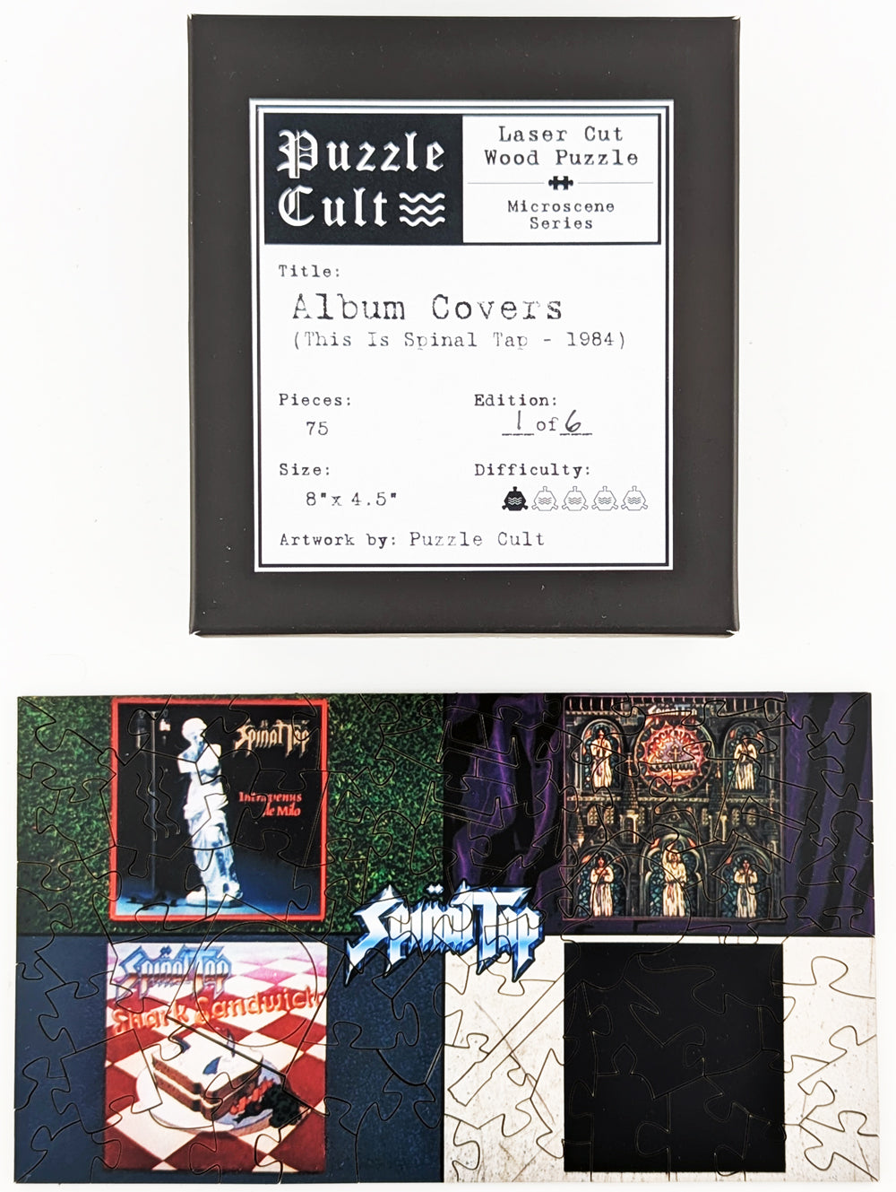Album Covers - This is Spinal Tap Wood Puzzle - Miscroscene Series