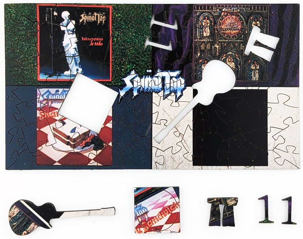 Album Covers - This is Spinal Tap Wood Puzzle - Miscroscene Series