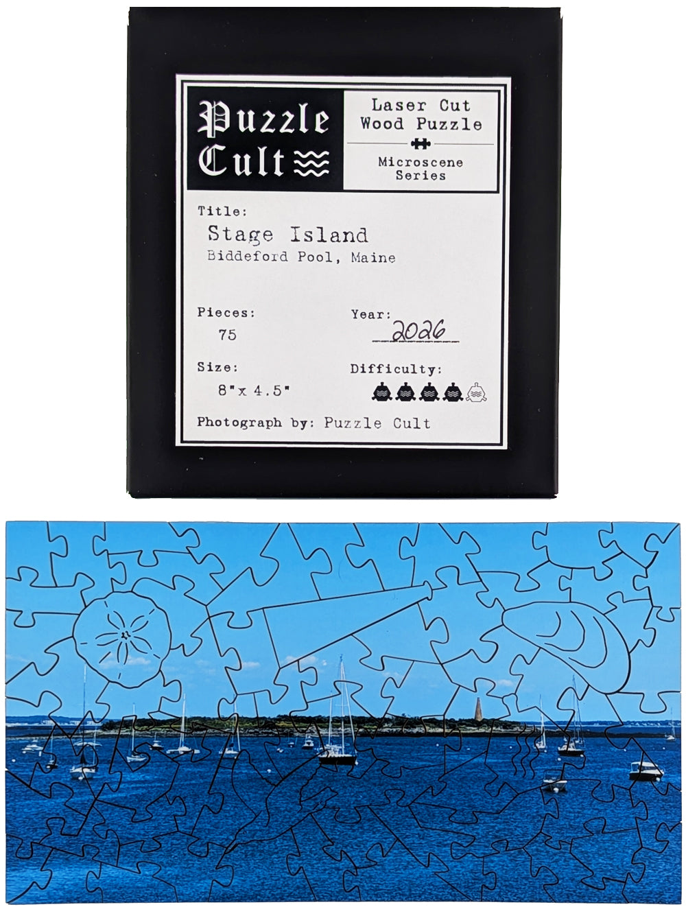 Stage Island - Small Wood Puzzle - Microscene Series