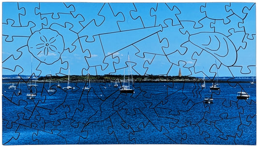 Stage Island - Small Wood Puzzle - Microscene Series