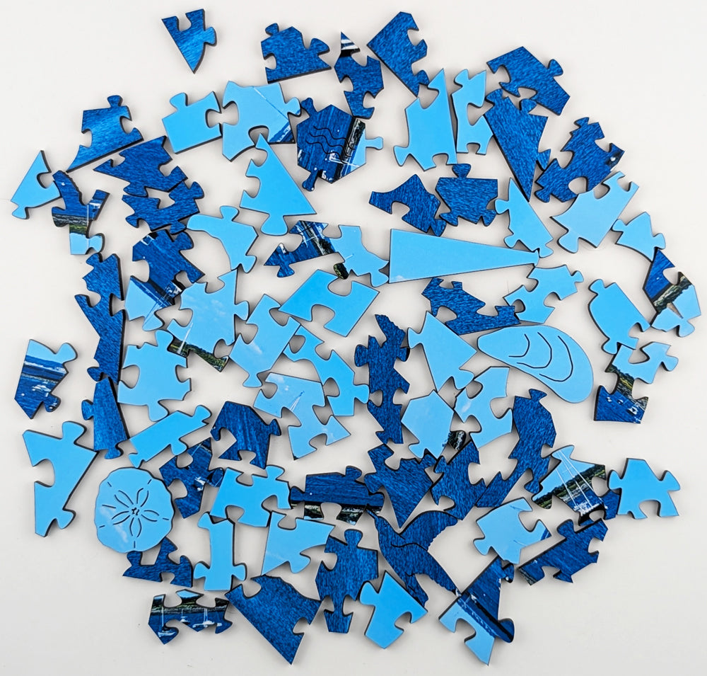 Stage Island - Small Wood Puzzle - Microscene Series