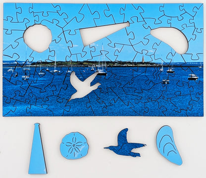 Stage Island - Small Wood Puzzle - Microscene Series